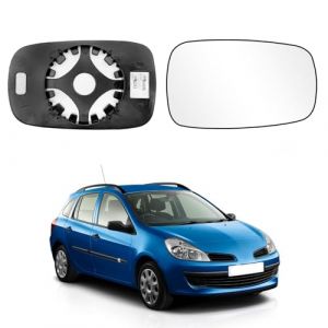 Altsbaos 1PCS Verre R&eacute;troviseur Compatible avec Renault Clio Vitre Retroviseur Chauffant 2006 2007 2008 Verre Miroir Clio(Universel Gauche/Droit) (Yabaosi Store, neuf)