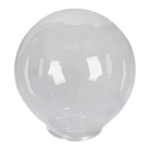 Dualoai Abat-Jour Sphérique en Acrylique, Globe de Lampe Extérieur Transparent, pour Remplacement Lampadaire Sphère Décorative, pour Lampe Colonne Extérieure Lustre Applique Murale, Diamètre 10cm (DwellWelles, neuf)