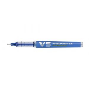 PILOT Lot de 3 Stylos roller BEGREEN HI-TECPOINT V5 rechargeable Pte Fine 0,5 mm Bleu (Stock Bureau Maison Bien-être, neuf)
