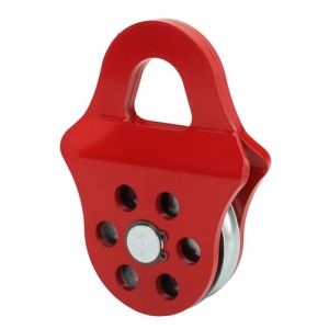 GEERYZHE Poulie de Treuil Robuste, Bloc de Démarrage de Treuil Haute stabilité, capacité de 4T, Rouge pour Véhicules Tout-Terrain (Zeeshat, neuf)
