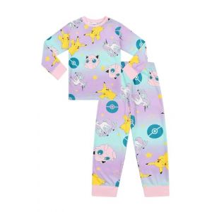 Pyjama Pokémon Pikachu en polaire pour fille Rose, rose, 6-7 ans (ThePyjamaFactory, neuf)