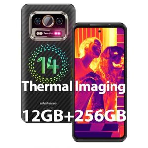 Ulefone Armor 25T Telephone Portable Incassable, Smartphone Incassable Android 14, 12Go+256Go/2To, Imagerie Thermique, 64MP+50MP, 6500mAh 33W, 6.78" FHD+ 120Hz, T&eacute;l&eacute;phone D&eacute;bloqu&eacute; 4G Dual SIM/NFC/GPS (KARTIKEY NISHAD store, neuf)