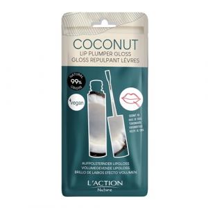 L'Action Paris Gloss Repulpant pour Lèvres, Gloss Repulpant Naturel aux Oligopeptides pour des Lèvres plus pulpeuses, Gloss Transparent à l'effet Brillant Subtil, 10 ml (PARADUO, neuf)