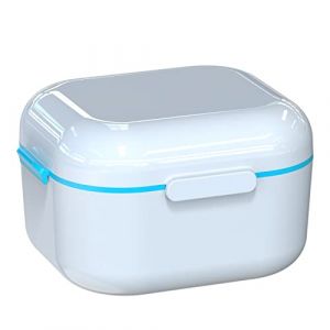 BVN &Eacute;tui pour proth&egrave;ses dentaires : tasse de dentier pour le trempage des proth&egrave;ses dentaires, &eacute;tui de nettoyage de retenue avec miroir, &eacute;tui de protection buccale, &eacute;tui d'alignement, support de (BVN INC, neuf)