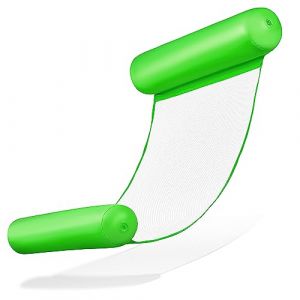 Balinco Hamac gonflable à eau, jouet aquatique, matelas à eau, tapis de relaxation, pour les adultes et les enfants, convient aux fêtes au bord de la piscine, vert (Balinco, neuf)