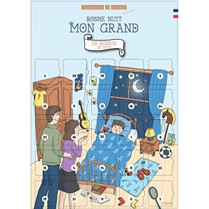 Calendrier de l’avant ou de l'après des bisous garçon – 25 bisous pour Enfants 2 à 10 ans - Calendrier de l'avent à personnaliser - Sans chocolat & sans objet - FRANCAIS (Calendrier Evenement, neuf)