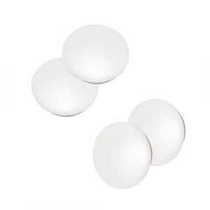 Qrity 15 Pi&egrave;ces Caches Trou Rond, Bouchons en Plastique, Cache Trou Meuble Blanc, Cache Trou, Capuchon de Protection pour Trous de Per&ccedil;age, 25MM (Qrity, neuf)