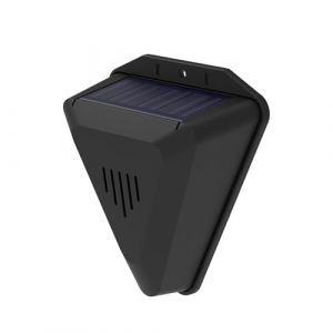 Alarme R&eacute;pulsive pour Oiseaux &Agrave; Energie | Taupe Ultrason Solaire | avec 13 Modes Sonores | R&eacute;pulsifs Chat Ultrason | pour Jardin Cour Contre Les Chats Chiens Renards Oiseaux Rats (Gusengo, neuf)