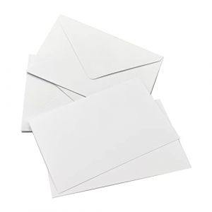 ARKRAFT Cartes et enveloppes 14 x 9 porte-cartes Lot de 50. 25 enveloppes + 25 cartes (blanc) (ARKRAFT EUROPE, neuf)