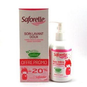 Saforelle Soin Lavant Doux 250 ml + Saforelle Miss 250 ml (ParapharmaQuiet, neuf)