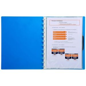 Exacompta - R&eacute;f. 56270E - Carton de 5 recharges de 20 pochettes lisses d&eacute;tachables pour prot&egrave;ge-documents amovibles &agrave; anneaux en polypropyl&egrave;ne - format A4 - couleur cristal translucide (OFFICE24_7 F, neuf)