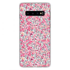 1001coques Coque de T&eacute;l&eacute;phone Compatible pour Samsung Galaxy S10, Design Liberty Wiltshire Rose, Imprim&eacute;e en France, &Eacute;tui Souple en Silicone, Housse de Protection. (1001-coques, neuf)