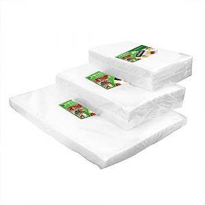 WVacFre 150 Sacs 15x25cm(50) et20x30cm(50) et28x40cm(50) Sacs Machine Sous Vide Alimentaire,sans BPA et LFGB Sac de Congelation Sous Vide,Compatible Avec n'importe Quelle Scelleuse Sous Vide (WVacFre DirectStore, neuf)