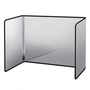 hicoosee Acier inoxydable Plaque Anti Projection Cuisine Pliable Protection D'écran Anti-éclaboussures, Cuisine Cuisson Plaque Baffle Facile à Nettoyer ustensiles de Cuisine, M (Kokodatech Trading Kft., neuf)
