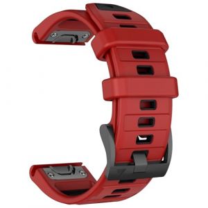 MYSNBKN 22mm Quick Fit Bracelet pour Fenix 8 47mm/Epix Pro 47mm/Fenix 7 Pro/Fenix 7/Fenix 6 Pro/Fenix 6/Fenix 5/Fenix EPIX Gen2, Forerunner965/955/945/935/Approach S62 (MYSNBKN-FR, neuf)