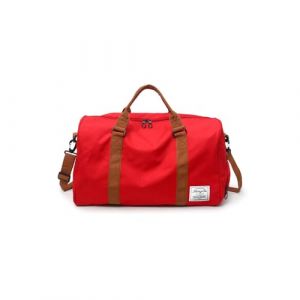 CORIOS Sac de Voyage Grande Capacit&eacute; pour Hommes/Femmes - Oxford Weekend &agrave; Bandouli&egrave;re avec Compartiment &agrave; Chaussures - pour Sport, Gym, Fitness, Travail, Camping - Rouge (ASPOTEC SRL, neuf)