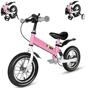 YBIKE Draisienne,2 en 1 Velo Enfant avec PéDales, Amortisseurs, Garde-Boue,12 14 Pouces Adapté Aux Enfants De 1 à 7 Ans,4 Couleurs Draisienne Enfant Cadeau d'anniversaire De NoëL (SONGPEILONG, neuf)
