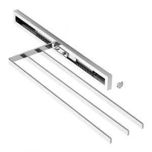 SOTECH Porte-Serviettes Elegance chromé 3 Bras 415 mm insérés, rallonge 715 mm Porte-Serviettes (S&O Handelsgesellschaft mbH, neuf)