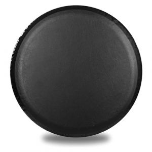 Geloo Housse de Roue de Secours Noire de 13 Pouces Housse de Pneu en Cuir Souple Noir &eacute;tanche &agrave; la poussi&egrave;re pour diam&egrave;tre 55-58 cm/22-23 Pouces (UKAUTO, neuf)