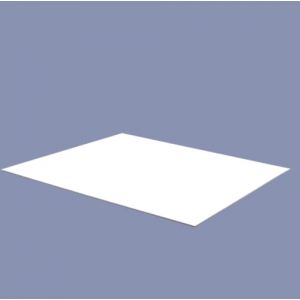Carton plume 5 mm blanc, 100 x 70 cm (lot de 10) (Materia Prima Shop, neuf)