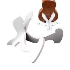 Opdestn Support Guitare Enfant,Porte-guitare acoustique - Support en bois portable anti-d&eacute;rapant vertical d&eacute;montable pour instruments de 53 &agrave; 66 cm pour &eacute;cole, salle de pratique, studio, &eacute;glise (Opdestn, neuf)