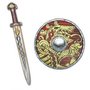 Liontouch - Jouet Epée-Bouclier Viking | Garçons 3-8 Ans | Ensemble Médiéval du Chef Harald pour Petits Guerriers et Joueurs de Berserker | Accessoires d'Armes en Mousse pour Déguisements et Costumes (Liontouch, neuf)