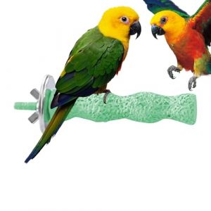Perchoir pour Oiseaux | Support De Perchoir pour Cage &Agrave; Oiseaux - Jouet de Grattage pour Perroquets Conures Calopsittes Ins&eacute;parables Exercice Dressage Jeu en Ext&eacute;rieur (Mineatig, neuf)