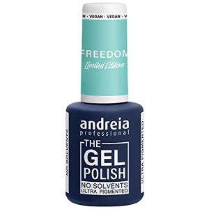 Andreia Professional &ndash; The Gel Polish &ndash; Gel sans solvant &ndash; Collection limit&eacute;e Couleurs (FM2 Mint Teal) (LEGEND'HAIR DELTA BEAUTE DISTRIBUTION, neuf)