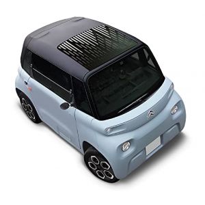 Urban 03 (Blanc) - Pare-Soleil Compatible avec Citro&euml;n AMI - Sp&eacute;cial Toit vitr&eacute;. Vinyle Micro-perfor&eacute;. Att&eacute;nue l'&eacute;blouissement du Soleil sans g&ecirc;ner la visibilit&eacute; - (AMI-GO CLUB, neuf)