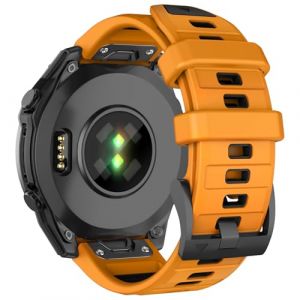 MYSNBKN 26mm Quick Fit Bracelet pour Fenix 8 51mm/Fenix 7X Pro/Fenix 7X/Fenix 6X/Fenix 6X Pro/Fenix 5X/Fenix 5X Plus/Epix Pro 51mm/Fenix 3/Fenix 3 HR (MYSNBKN-FR, neuf)
