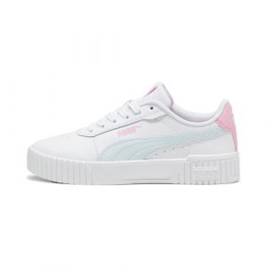 PUMA Fille Carina 2.0 Jr Baskets,Puma Goutte de Rosée Blanche Rose Lilas,5 UK (NaSyre, neuf)
