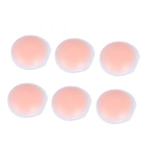 Yardenfun 12pièces Couvre-tétons Silicone Réutilisables De Pasties Adhésifs Ronds Boîte Incluse Parfaits Sous Tops Courts Maillots De Bain Et Robes Transparentes (Wope, neuf)