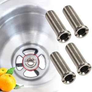 KSJEHW 4 Pièces Vis Creuse pour Vannes à Tamis Vis pour Panier D'évier Acier Inoxydable Vis Creuse M12 × 25 mm Évier Panier Vis Creuse pour Crépines à Panier pour Valve de Vidange Evier de Cuisin (CELTIC MANUFACTURING, neuf)