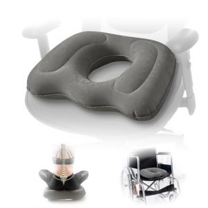 Coussin de siège multifonctionnel, coussin gonflable en forme de donut – Coussin pour hémorroïdes pour coccyx, douleurs post-opératoires, grossesse, sciatique, escarres – Coussin orthopédique pour la (taiwang, neuf)
