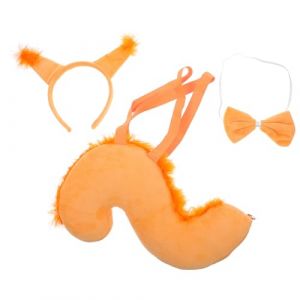TOYZFRIENDY Bandeau Animal &Eacute;cureuil Doux avec Oreilles Pelucheuses pour Gar&ccedil;on Fille Accessoire D&eacute;guisement Carnaval F&ecirc;te Cosplay (Muliuin, neuf)