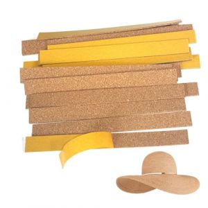 JUGUTA Lot De 24 Bandes Autocollantes En Li&egrave;ge Pour Chapeau - 200 X 20 X 2 Mm - Ruban Int&eacute;rieur Pour R&eacute;duire La Taille De Chapeau - R&eacute;ducteur De Chapeau Autocollant - Bande Ext&eacute;rieure (ROXYROX FASHION, neuf)