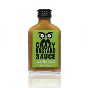 Crazy Bastard Sauce - Jalape&ntilde;o & Date - 100 ml (★★★★★------➤ Premium French&reg;, neuf)