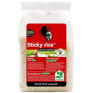 STICKY RICE CUISSON VAPEUR &Eacute;QUITABLE 500G, AUTOUR DU RIZ, UNIT&Eacute; (IC-Boutique, neuf)