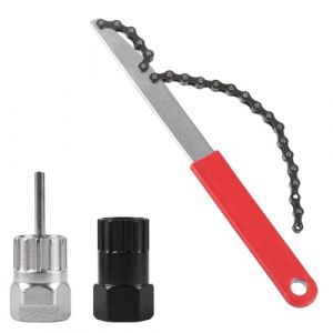 Fouet à chaîne de vélo avec extracteur de pignon, extracteur de Volant d’inertie de vélo, Outil de vélo pour Volant d’inertie à 7, 8, 9, 10, 11, 12 Vitesses (JunYueMao, neuf)