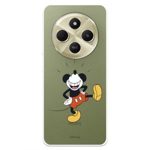 Coque compatible avec Xiaomi Redmi 14C - Poco C75 officielle Disney Go Mickey pour prot&eacute;ger votre t&eacute;l&eacute;phone portable Coque en silicone transparent souple sous licence officielle Disney classiques (La Casa de Las Carcasas, neuf)