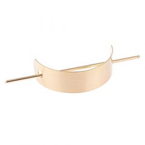 Manchette à chignon en forme de U brossé pour chignon - Pour femme et fille - Doré (szheyuanlong, neuf)