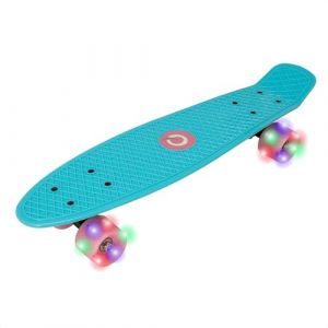 Evo Tableau Penny Lumineux EVO 22' | Skateboard pour débutants ou Professionnels | Skateboard à Roues Lumineuses pour Enfants et Adolescents | Planche complète Mini Cruiser | Convient à Tous Les (Wowow Toys, neuf)