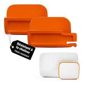 Genérico Support orange pour télépéage d'autoroute compatible avec Kapsch TRP-4010. Support pour voiture. Deux unités (orange) (Maalingan srl, neuf)