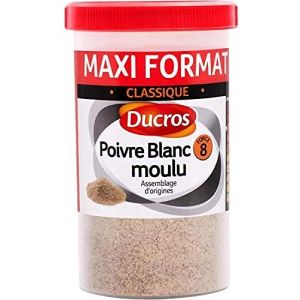 DUCROS - Poivre Blanc Moulu Classique N°8 90G - Lot De 2 - meilleure offre (A TA PORTE, neuf)