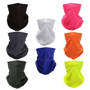 SMEHCF 8 bandeau multifonctionnel Bandana cagoule demi-couverture masque &eacute;charpe de cou pour moto v&eacute;lo randonn&eacute;e p&ecirc;che (SMEHCF, neuf)