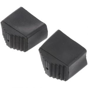 IMIKEYA Couvre-Pieds D'Échelle 2 Pièces en Caoutchouc Antidérapants - Embouts pour Escabeau 40x20mm Pare Chocs Pliants Protection Idéale pour Échelles Et Meubles Noir (Elsy Abbas, neuf)