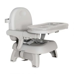 YORFULL Rehausseur Chaise pour Enfant, Chaise Pliante Bebe, Chaise Bebe de Table Réglable avec Ceinture de Sécurité et Plateau Amovible, Rehausseur aux Bébés de 6 à 36 Mois (YORFULL, neuf)