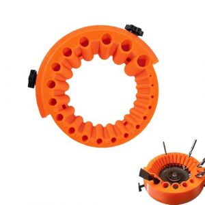 VYNZOR Affuteuse Foret, Nouvelle Affuteur de Foret, Am&eacute;lior&eacute;e Meuleuse Forets, pour Forets de 2 &agrave; 13 mm et Meuleuse de 115/125 mm (Couleur Orange) (Shophaomall Store, neuf)