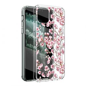 Yoedge Coque pour iPhone 12 Mini 5.4Pouces Transparente Couvrants en Silicone TPU Souple Transparent Coque pour iPhone12Mini Bumper Housse Etui de Protection Anti Choc &Eacute;tuis,Fleurs de Cerisier (Herr Dietmar, neuf)