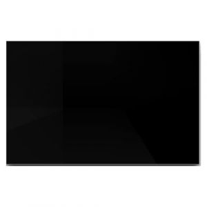 Euro Tische Plaque en Verre ESG 100x50 cm - Plaque de Protection Sol pour Poêle à Bois et Plateau de Table, Verre Sécurisé Trempé 6 mm, Utilisation Polyvalente (Noir) (HOOZ Shop, neuf)